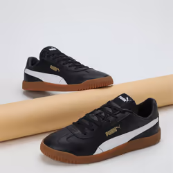 PUMA Men's Club 5V5 Sneaker  Black White Gold  8