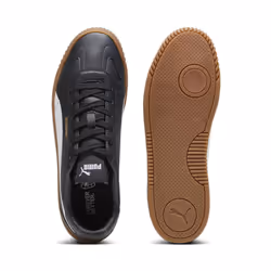 PUMA Men's Club 5V5 Sneaker  Black White Gold  13