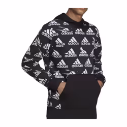 Adidas Brandlove French Terry Hoodie Black - HE1782-XL