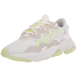 adidas Originals Women's Ozweego Sneaker  White/Almost Lime/Pulse Lime  8