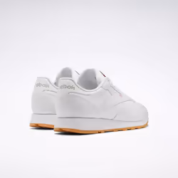 Reebok Classic Leather Footwear White / Pure Grey 3 / Reebok Rubber Gum-03 100008491 Men's