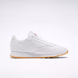 Reebok Classic Leather Footwear White / Pure Grey 3 / Reebok Rubber Gum-03 100008491 Men's