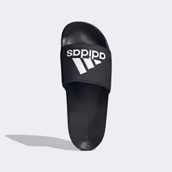 adidas Unisex Shower Slide Sandal  Core Black/White/Black  11 US Men