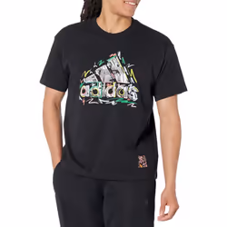 adidas Men's Pride Tee Black Medium