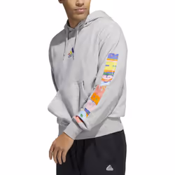 adidas Men's Pride Hoodie Medium Grey Heather