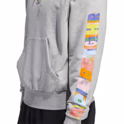 adidas Men's Pride Hoodie  Medium Grey Heather