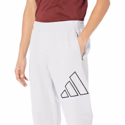 adidas Men's Icon 3 Bar Training Pants  Solid Grey  Medium
