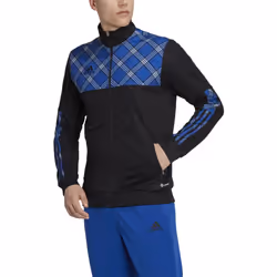adidas Men's Standard Tiro Track Jacket Black/Team Royal Blue X-Larg