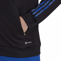 adidas Men's Standard Tiro Track Jacket  Black/Team Royal Blue  Small