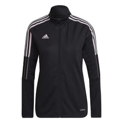 adidas Women's Tiro 21 Track Jacket  Black/Clear Pink  Large