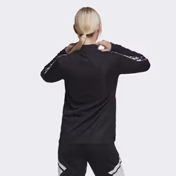 adidas Women's Tiro 21 Track Jacket  Black/Clear Pink  Large