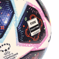 adidas Womens UCL Pro Soccer Ball - Official Match Ball with Seamless