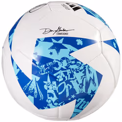adidas MLS Club Soccer Ball  White/Blue/Bright Cyan  5