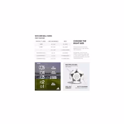 adidas MLS Club Soccer Ball  White/Blue/Bright Cyan  5