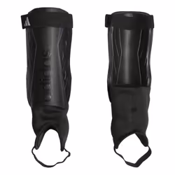 adidas Unisex-Child Tiro Soft Ground Match Shin Guards Black/White/Iron Metallic Small