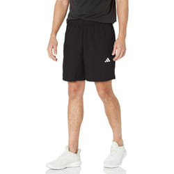 adidas Men's Essentials Woven Training Shorts  Black/White  X-Large/7""