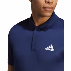 adidas Men's Designed 2 Move 3-Stripes Polo Shirt  Dark Blue/White  Sm