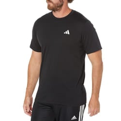 adidas Men's Essentials Feel Ready Training T-Shirt  Black/White  Smal