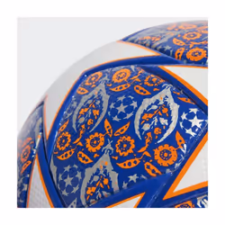 adidas Unisex-Adult UCL League Ball White/Team Royal Blue/Solar Orange/Silver Metallic 4