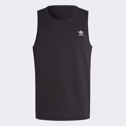 adidas Originals Men's Trefoil Essentials Tank Top  Black  Small