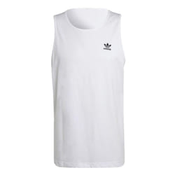 adidas Originals Men's Trefoil Essentials Tank Top  White  XX-Large