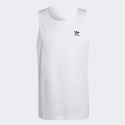 adidas Originals Men's Trefoil Essentials Tank Top  White  XX-Large