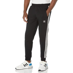 adidas Originals Men's Adicolor Classics 3-Stripes Pants  Black  Large