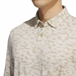 adidas Men's Go-to Camo Print Golf Polo Shirt  Hemp  X-Large