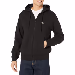 Lacoste Men's Kangaroo Pocket Color-Block Sweatshirt Noir 4X-Large