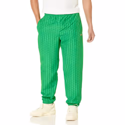 Lacoste Men's Printed Monogram Nylon Trackpant CALATHEA/Rocket
