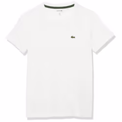 Lacoste Short Sleeve Crew Neck Classic Cotton T-Shirt Blanc 6 Years