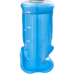 Soft Flask 150ml/5oz 28 Unisex Hydration Accessories, Quick Energy, Eco-friendly, and High-flow Valve, Blue