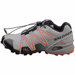 Salomon Speedcross 3 Reflect Unisex Running Trainers in Grey Red - 12