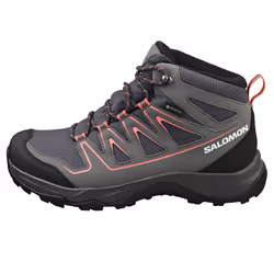 Salomon Onis Mid Gore-tex Womens Ankle Boots in Grey Black - 7.5
