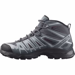 Salomon X Ultra Pioneer Mid Gore-Tex Waterproof Women's Outdoor Shoes, All weather, Secure foothold, and Stable & cushioned, Ebony, 6