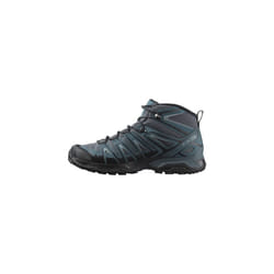 Salomon X Ultra Pioneer Mid Gore-Tex Waterproof Men's Outdoor Shoes, All Weather, Secure Foothold, and Stable & Cushioned, Ebony, 9