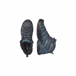 Salomon X Ultra Pioneer Mid Gore-Tex Waterproof Men's Outdoor Shoes, All Weather, Secure Foothold, and Stable & Cushioned, Ebony, 9