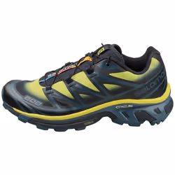 Salomon Xt-6 Skyline Unisex Fashion Trainers in Carbon Lime - 4.5