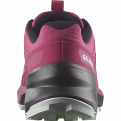 Salomon Women's SPEEDCROSS PEAK Trail Running Shoes for Women, Vivacious / Black / Clearly Aqua,6.5