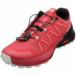 Salomon Speedcross Peak Womens Fashion Trainers in Pink Black - 7 UK