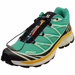 Salomon Xt-6 Unisex Fashion Trainers in Green Black - 10.5