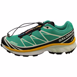 Salomon Xt-6 Unisex Fashion Trainers in Green Black - 10.5