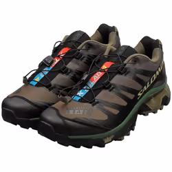 Salomon Xt-4 Og Unisex Fashion Trainers in Olive Night - 9