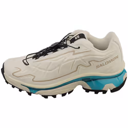 Salomon Xt Slate Unisex Fashion Trainers in Vanilla Ice White - 4
