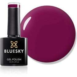 Bluesky Gel Nail Polish, Tinted Love 80557, Claret, Currant, Dark, Purple, Red, Long Lasting, Chip Resistant, 10 ml (Requires Drying Under UV LED