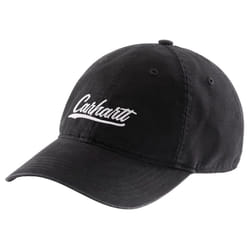 Carhartt womens Canvas Script Graphic Baseball Cap  Black  One Size US