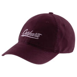 Carhartt womens Canvas Script Graphic Baseball Cap  Blackberry  One Size US