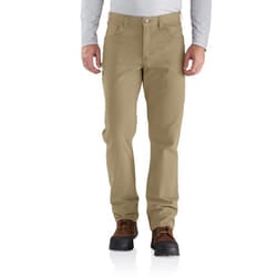 Carhartt mens Rugged Flex Rigby Five Pocket Work Utility Pants  Dark Khaki  28W x 30L US