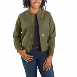 Carhartt womens Crawford Bomber (Plus Sizes) Jacket Basil 1X US