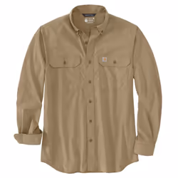 Carhartt Men's Big Force Relaxed Fit Lightweight Long-Sleeve Shirt  Da
